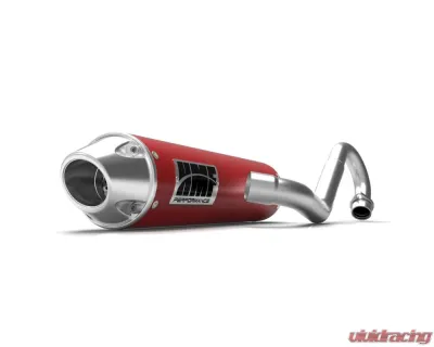 HMF Racing Performance Full Exhaust w/ Polished Euro Endcap Yamaha Raptor 660 2001-2005 - 041354606986