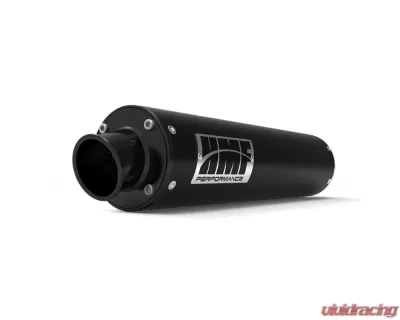 HMF Racing Performance Slip-On Exhaust w/ Black Turn Down Endcap Yamaha Raptor 700 2006-2014 - 041363606172