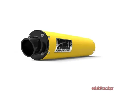 HMF Racing Performance Slip-On Exhaust w/ Black Turn Down Endcap Yamaha Raptor 700 2006-2014 - 041363609372
