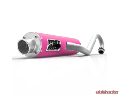 HMF Racing Performance Full Exhaust w/ Polished Turn Down Endcap Yamaha Raptor 700 2006-2014 - 041364608071