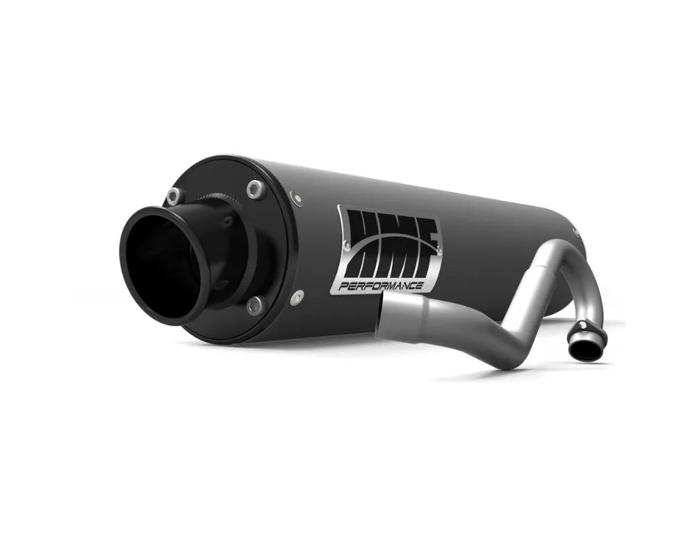 HMF Racing Performance Full Exhaust w/ Black Turn Down Endcap Yamaha Raptor 700 2006-2014 - 041364608872