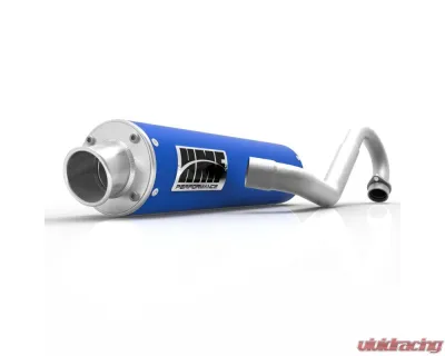 HMF Racing Performance Full Exhaust w/ Polished Turn Down Endcap Yamaha Raptor 700 2006-2014 - 041364609171