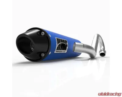 HMF Racing Performance Full Exhaust w/ Black Euro Endcap Yamaha Raptor 700 2006-2014 - 041364609183