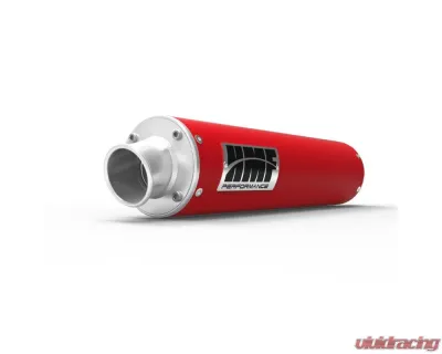 HMF Racing Performance Slip-On Exhaust w/ Polished Turn Down Endcap Yamaha Warrior 1987-2004 - 041373606671