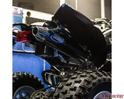 HMF Racing Performance Full Exhaust (Elliptical) w/ Black Euro Endcap Yamaha YFZ 450 2004-2013 - 041404706983