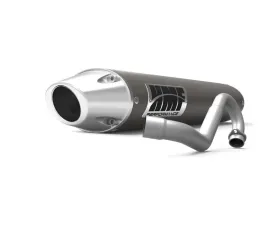 HMF Racing Performance Full Exhaust (Elliptical) w/ Polished Euro Endcap Yamaha YFZ 450 2004-2013