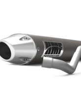HMF Racing Performance Full Exhaust (Elliptical) w/ Polished Euro Endcap Yamaha YFZ 450 2004-2013                                     - 041404708886 - Image 8