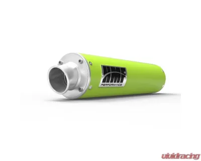 HMF Racing Performance Slip-On Exhaust w/ Polished Turn Down Endcap Yamaha Raptor 700 2015-2025 - 041723607571