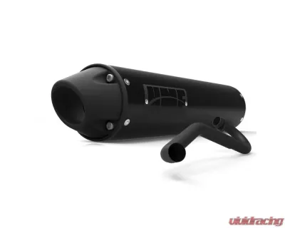 HMF Racing Performance Full Exhaust w/ Blackout Euro Endcap Yamaha Grizzly | Kodiak 700 2014-2025 - 041744606192