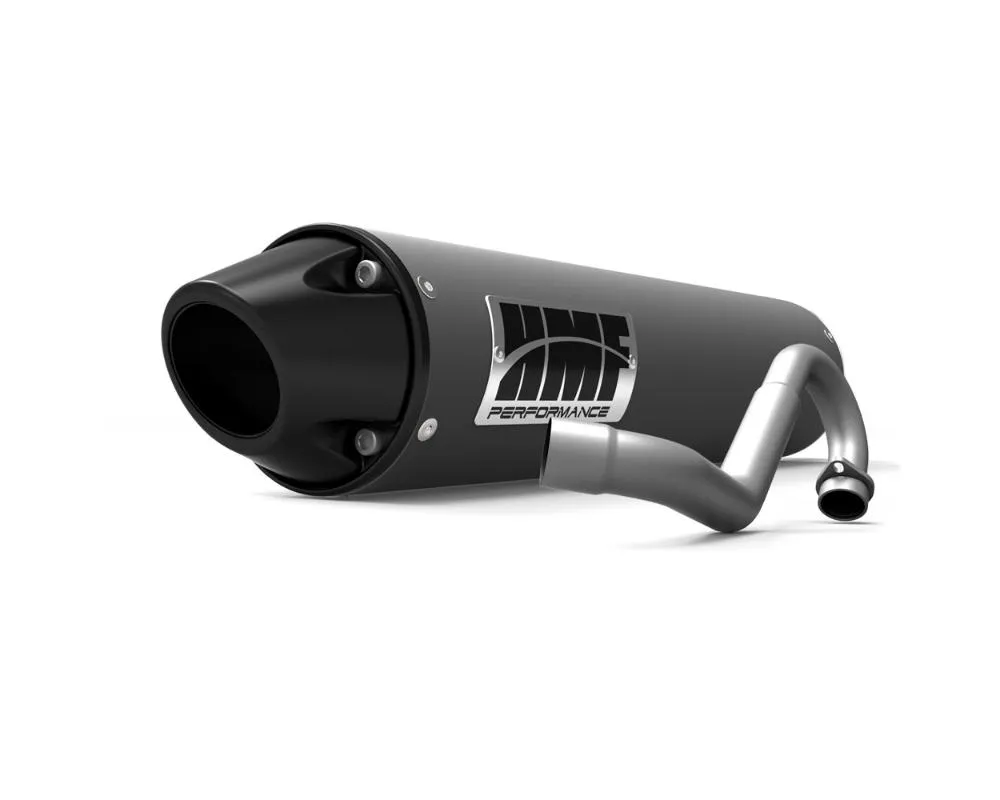 HMF Racing Performance Full Exhaust w/ Black Euro Endcap Yamaha Grizzly | Kodiak 700 2014-2025 - 041744608783