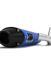 HMF Racing Candy Blue Performance Full Exhaust (Elliptical) w/ Black Euro Endcap Yamaha YXZ 1000R 2016-2025                                     - 044754739183 - Image 5