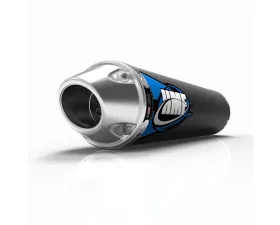 HMF Racing Black Competition Slip-On Exhaust w/ Polished Euro Endcap Can-Am DS650 2000-2007