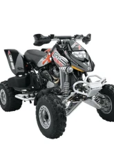 HMF Racing Black Competition Slip-On Exhaust w/ Polished Euro Endcap Can-Am DS650 2000-2007                                     - 114223606186 - Image 2