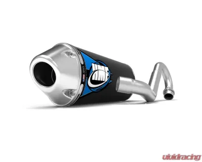 HMF Racing Black Competition Full Exhaust (Elliptical) w/ Polished Euro Endcap Honda TRX450R 2004-2005 - 119384706186