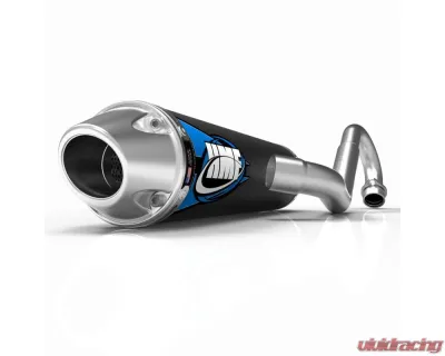 HMF Racing Black Competition MX Full Exhaust w/ Polished Euro Endcap Honda TRX450R 2004-2005 - 119387606186