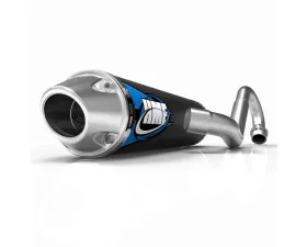 HMF Racing Black Competition MX Full Exhaust w/ Polished Euro Endcap Honda TRX450 2006-2014