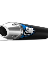 HMF Racing Black Competition Slip-On Exhaust (Elliptical) w/ Polished Euro Endcap Suzuki LT-R 450 2006-2009                                     - 136253736186 - Image 2