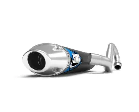 HMF Racing Black Competition Full Exhaust (Elliptical) w/ Polished Euro Endcap Suzuki LT-R 450 2006-2009