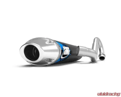 HMF Racing Black Competition Full Exhaust (Elliptical) w/ Polished Euro Endcap Suzuki LT-R 450 2006-2009 - 136254736186