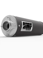 HMF Racing Gun Metal Titan Quiet Slip-On Exhaust w/ Billet Endcap Can-Am Outlander Max 2009-2012                                     - 514453678788 - Image 6