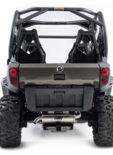 HMF Racing Gun Metal Titan Loud Slip-On Exhaust w/ Billet Endcap Can-Am Commander 800 | 1000 2014-2020                                     - 716523638787 - Image 7