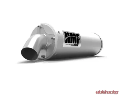 HMF Racing Titan Quiet Slip-On Exhaust w/ Billet Endcap Can-Am Maverick Sport 2019-2022 - 516633637487