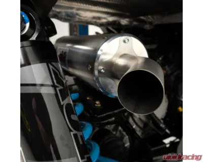 HMF Racing Titan Quiet Slip-On Exhaust w/ Blackout Endcap Can-Am Maverick Sport 2019-2022 - 516633638795