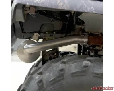 HMF Racing Stainless Titan Quiet Slip-On Exhaust w/ Blackout Endcap Polaris Sportsman 600 | 700 | 800 2002-2014 - 534263607493