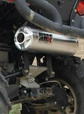 HMF Racing Stainless Titan Quiet Slip-On Exhaust w/ Blackout Endcap Polaris Sportsman 600 | 700 | 800 2002-2014                                     - 534263607493 - Image 6