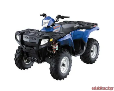 HMF Racing Stainless Titan Quiet Slip-On Exhaust w/ Blackout Endcap Polaris Sportsman 600 | 700 | 800 2002-2014 - 534263607493