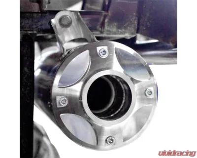 HMF Racing Gun Metal Titan Loud Slip-On Exhaust w/ Billet Endcap Polaris Sportsman 400 | 500 2002-2014 - 734413608788