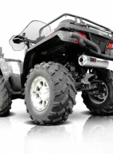 HMF Racing Gun Metal Titan Loud Slip-On Exhaust w/ Billet Endcap Polaris Sportsman 400 | 500 2002-2014                                     - 734413608788 - Image 7