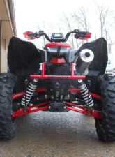 HMF Racing Gun Metal Titan Loud Full Exhaust w/ Billet Endcap Polaris Scrambler 850 XP 2012-2016                                     - 734494608888 - Image 5