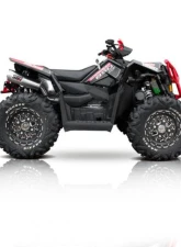 HMF Racing Gun Metal Titan Loud Full Exhaust w/ Billet Endcap Polaris Scrambler 850 XP 2012-2016                                     - 734494608888 - Image 7