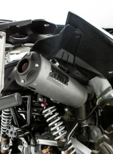 HMF Racing Gun Metal Titan Loud Full Exhaust w/ Billet Endcap Polaris Scrambler XP 1000 2014-2018                                     - 734534608888 - Image 3