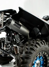 HMF Racing Gun Metal Titan Loud Full Exhaust w/ Billet Endcap Polaris Scrambler XP 1000 2014-2018                                     - 734534608888 - Image 4