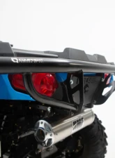 HMF Racing Gun Metal Titan Loud Slip-On Exhaust w/ Billet Endcap Polaris Sportsman 450 | 570 2014-2024                                     - 734583608788 - Image 5