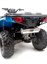 HMF Racing Gun Metal Titan Loud Slip-On Exhaust w/ Billet Endcap Polaris Sportsman 450 | 570 2014-2024                                     - 734583608788 - Image 6