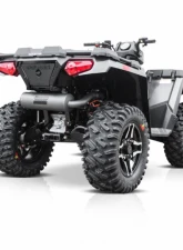 HMF Racing Gun Metal Titan Loud Slip-On Exhaust w/ Billet Endcap Polaris Sportsman 450 | 570 2014-2024                                     - 734583608788 - Image 8