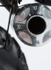 HMF Racing Gun Metal Titan Loud Full Exhaust w/ Billet Endcap Polaris Sportsman XP 1000 2015-2024                                     - 734614638888 - Image 2