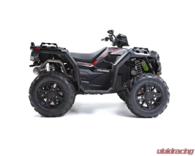 HMF Racing Gun Metal Titan Loud Full Exhaust w/ Billet Endcap Polaris Sportsman XP 1000 2015-2024 - 734614638888