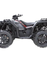HMF Racing Gun Metal Titan Loud Full Exhaust w/ Billet Endcap Polaris Sportsman XP 1000 2015-2024                                     - 734614638888 - Image 7