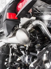 HMF Racing Titan Quiet Slip-On Exhaust w/ Blackout Endcap Polaris Sportsman 550 | 850 XP 2011-2016                                     - 534623608793 - Image 3