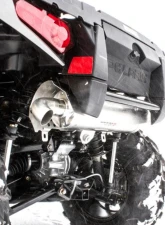 HMF Racing Titan Quiet Slip-On Exhaust w/ Blackout Endcap Polaris Sportsman 550 | 850 XP 2011-2016                                     - 534623608793 - Image 5