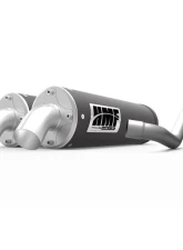 HMF Racing Titan Quiet Dual Full Exhaust w/ Billet Endcap Polaris RZR | General 2015-2020                                     - 535546638787 - Image 6