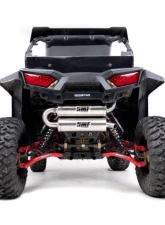 HMF Racing Gun Metal Titan Quiet Twin Loop Exhaust w/ Blackout Endcap Polaris RZR | General 2015-2020                                     - 53554C638795 - Image 3
