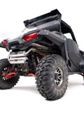 HMF Racing Gun Metal Titan Quiet Twin Loop Exhaust w/ Blackout Endcap Polaris RZR | General 2015-2020                                     - 53554C638795 - Image 4