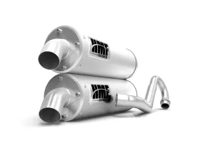 HMF Racing Titan Quiet Dual Full Exhaust w/ Billet Endcap Polaris RZR | General 2015-2024