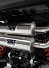 HMF Racing Titan Loud Dual Full Exhaust w/ Billet Endcap Polaris RZR | General 2015-2024                                     - 735596638787 - Image 2