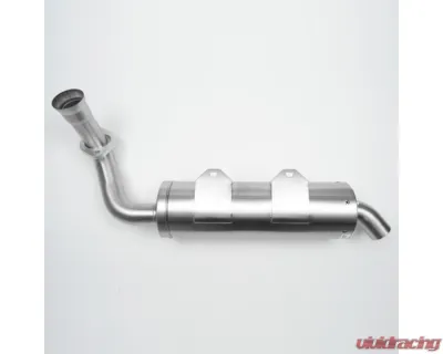 HMF Racing Gun Metal Titan Quiet Slip-On Exhaust w/ Billet Endcap Polaris Ranger 1000 2020-2025 - 535773638787